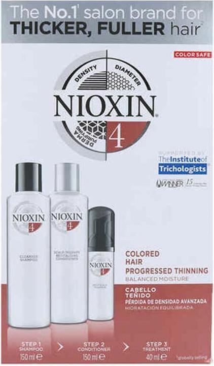 Actual product image Nioxin Starter Set 4, 2x/1x40ml (350 ml, Liquid shampoo)