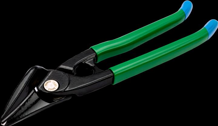 Actual product image Bahco Offset sheet metal shears for straight cuts, right-hand hole cuts and continuous cuts, for w (280 mm)