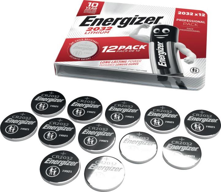 Actual product image Energizer Lithium CR2032 (12 pcs., CR2032, 240 mAh)
