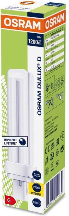 Produktbild Osram Dulux (G24d-2, 18 W, 1200 lm, 1 x, A)