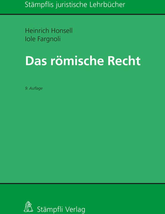 Immagine prodotto Römisches Recht (Tedesco, Iole Fargnoli, Henry Honsell, 2021)