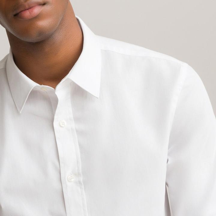 Actual product image La Redoute Collections Slim Fit Shirt with French Collar (M)
