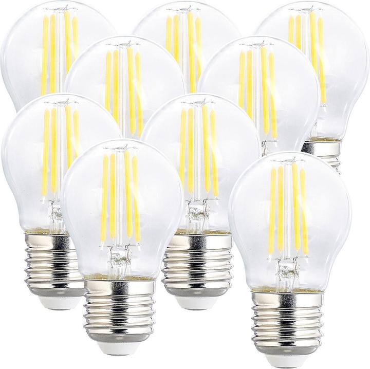 Produktbild Luminea LED-Filament-Lampen im 9er-Set (E27, 4 W, B)