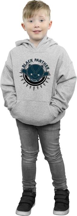 Image du produit - Sweat à capuche KAWAII BLACK PANTHER POUNCE - Garçon (152, 158)