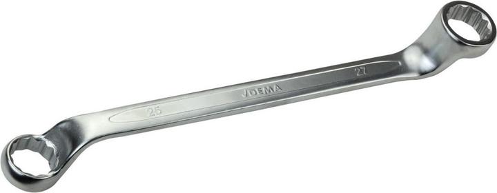 Actual product image Dema Double ring spanner, deep offset 75° 25x27 mm (27 mm)