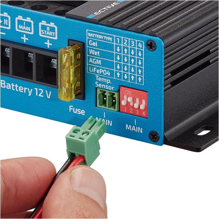 Image du produit Ective MPPT Régulateur de charge solaire DSC25 Régulateur solaire 350WP 25A pour 2 batteries 12V PV