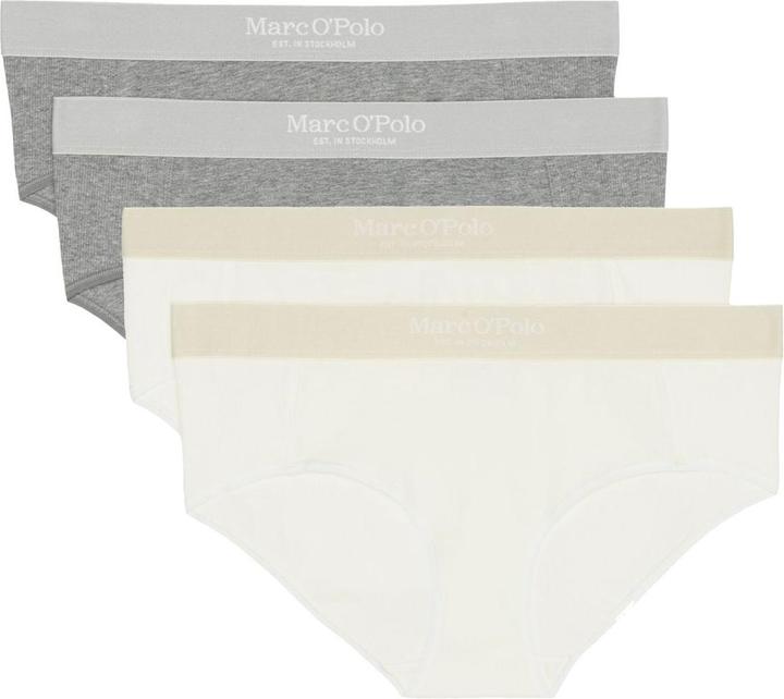 Produktbild Marc O'Polo 4er Pack Iconic Rib Hipster (M, 4er Pack)