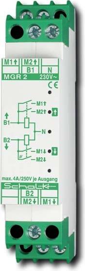 Immagine prodotto Schalk SCHAL MGR 2 relè gruppo motore per 2 motori (REB), 230V AC