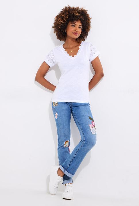 Immagine prodotto Joe Browns Broderie V-Neck Tee (46)