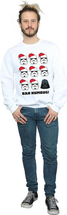 Actual product image Star Wars Mens Christmas Humbug Sweatshirt (L)