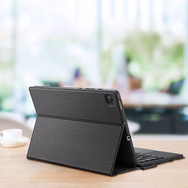 Immagine prodotto Samsung Dux Ducis Touchpad Custodia Tastiera Wireless Bluetooth per Galaxy Tab S6 Lite Nero (Scheda Galaxy S6 Lite)