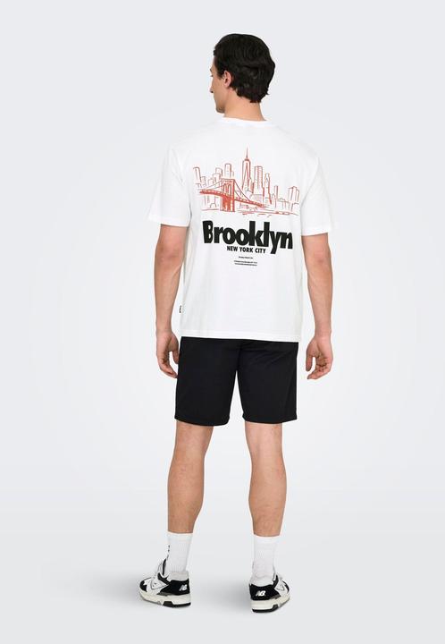 Actual product image Only & Sons Onskeane Rlx Ss Print Tee Noos (M)