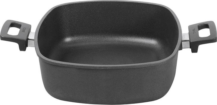 Actual product image Woll Cast Iron Roaster Titanium Nowo 28 x 28 cm (28 cm, Casserole + Stewpot, Cast iron)