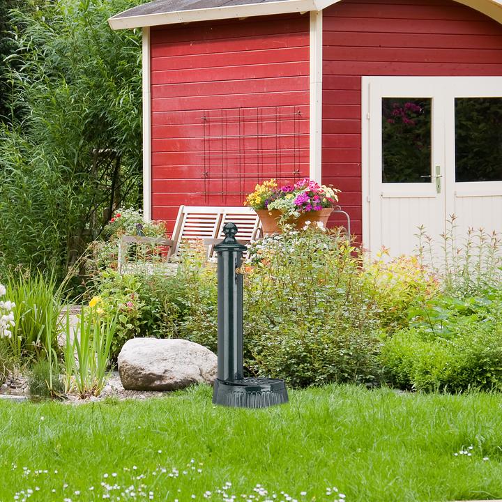 Actual product image Relaxdays Antique Standing Fountain
