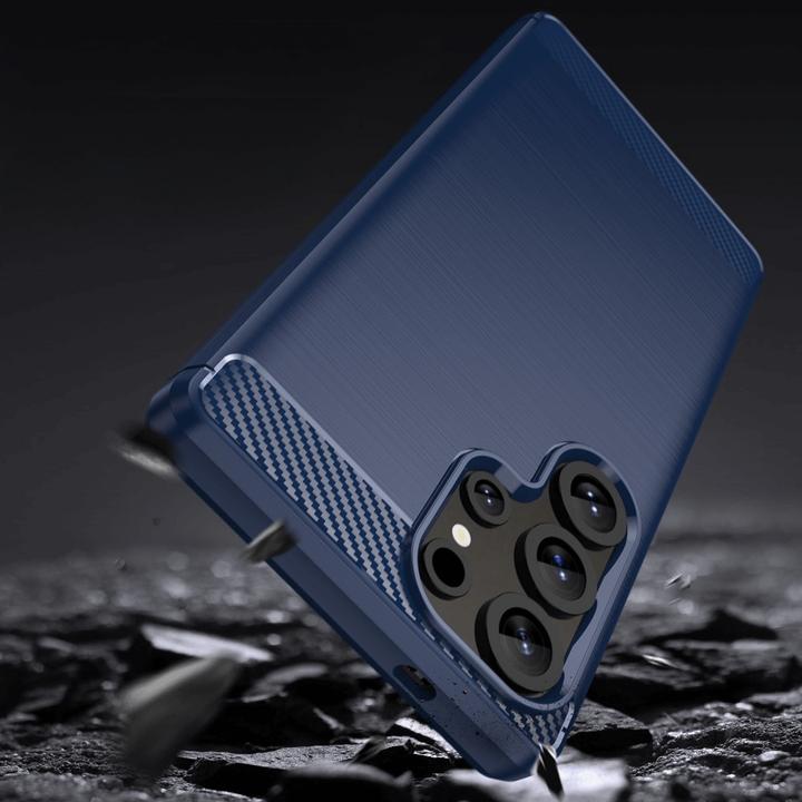 Produktbild Cover-Discount Galaxy S25 Ultra - Metall Carbon Look Hülle (Samsung Galaxy S25 Ultra)