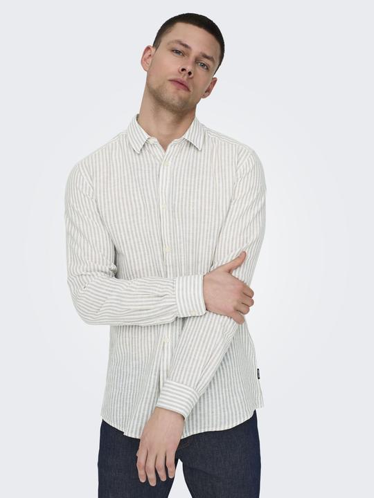 Image du produit Only & Sons Slim Fit Col de chemise Chemise (L)