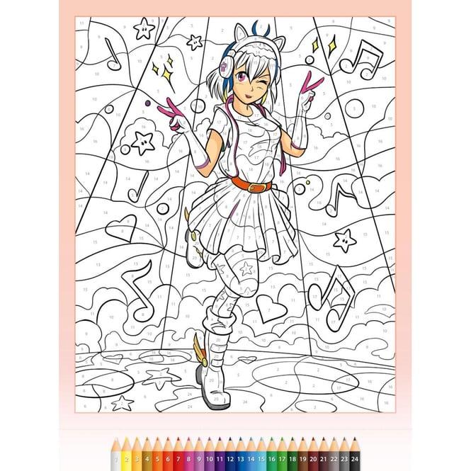 Produktbild Malen nach Zahlen Manga