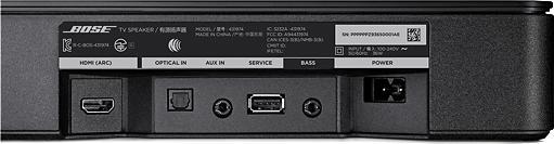 Immagine prodotto Bose TV Speaker (100 W, Stereo)