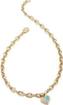 Guess Lovely Solid Gold Plated Necklace JUBN03033JWYGTQT/U