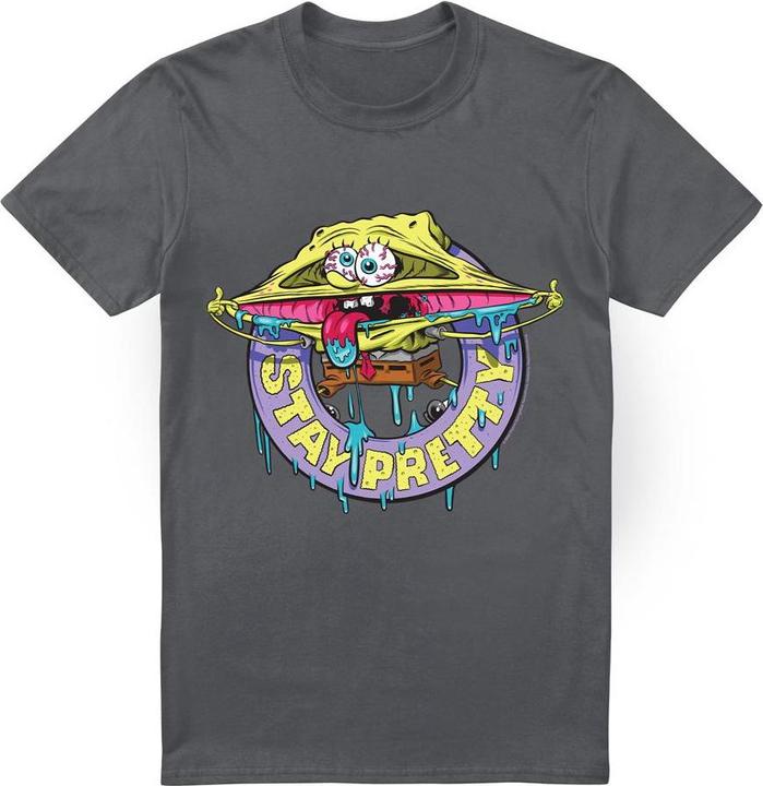 Image du produit Spongebob Squarepants - T-shirt STAY PRETTY - Homme (L)