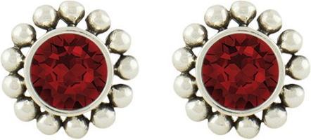 Produktbild Steinkult Ohrringe "Amy" (Messing, Kristallstein, 925 Sterling Silber versilbert)