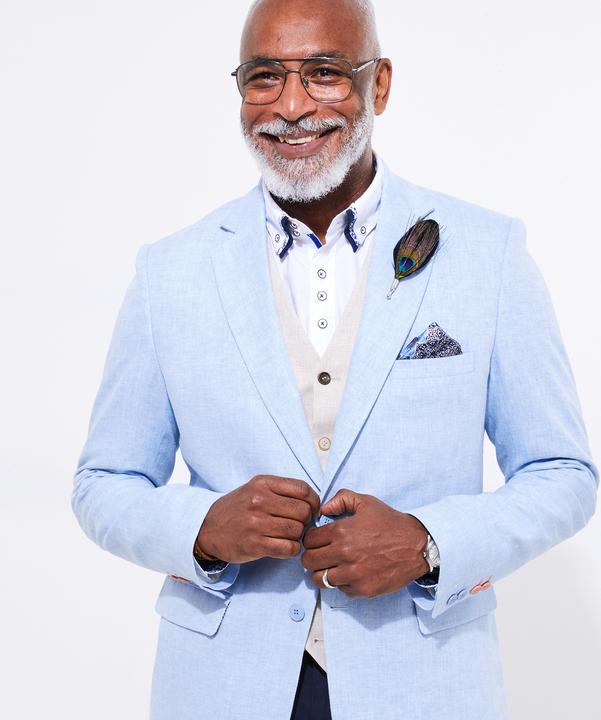 Actual product image Joe Browns Tonal Linen Herringbone Blazer (38)