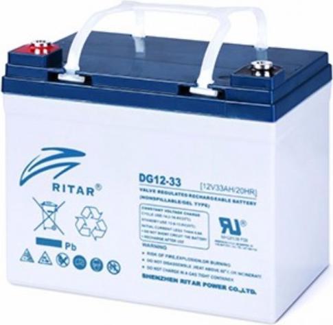 Actual product image Ritar Gel Battery DG12-33 (33000 mAh)