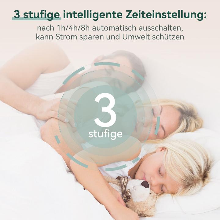 Produktbild SONNI 52 Zoll Deckenventilator mit Licht und Fernbedienung, 5 Geschwindigkeiten, 3 Farblichter, Glei