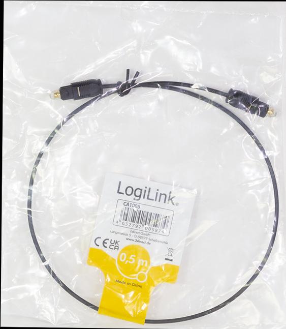 Produktbild LogiLink CA Toslink (0.50 m, Optisch)