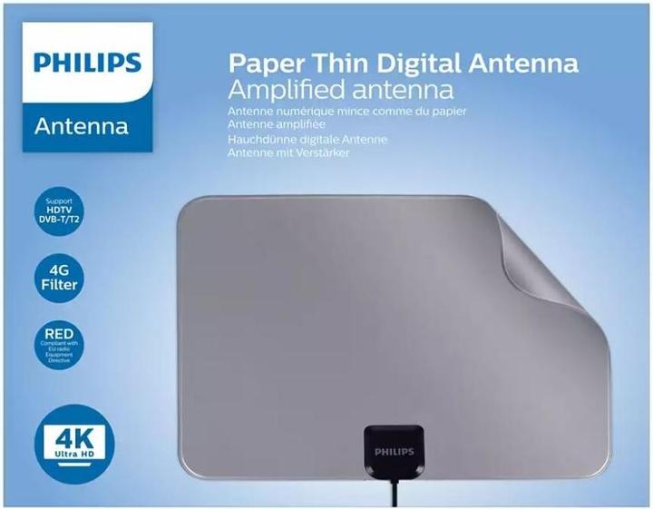 Produktbild Philips SDV5231/12 television antenna (Flachantenne, 48 dB, DVB-T / -T2)