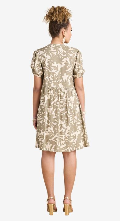 Actual product image Envie de Fraise Kurzes Kleid für Schwangerschaft und Stillzeit mit Blätterprint (34)