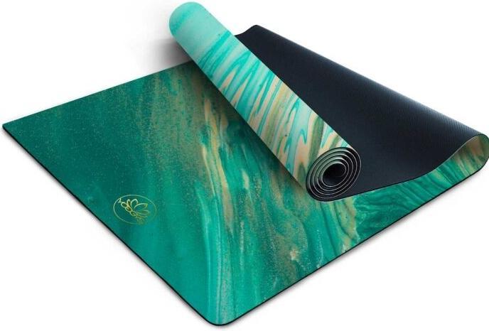 Produktbild Yoggys Yoga-Übungsmatte "Premium Aqua" 183x68x0,5cm (5 mm)
