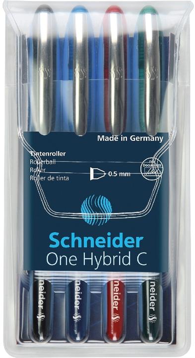 Produktbild Schneider EIN HYBRID C 0,5 MM 4-FARB-ROLLERSTIFT (Denimblau, 4 x)