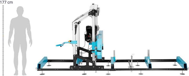 Actual product image Hillvert Petrol log bandsaw - 4 x 0.9 m installation dimension - 11000 W / 15 HP