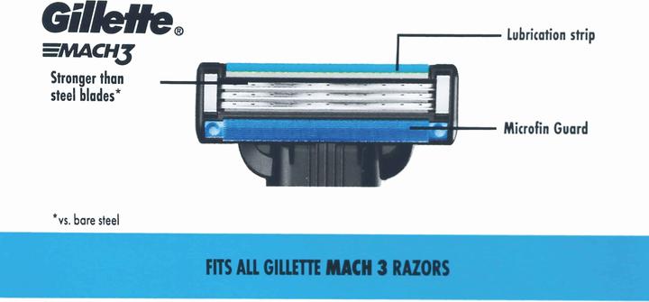 Actual product image Gillette Mach3 (8 x)