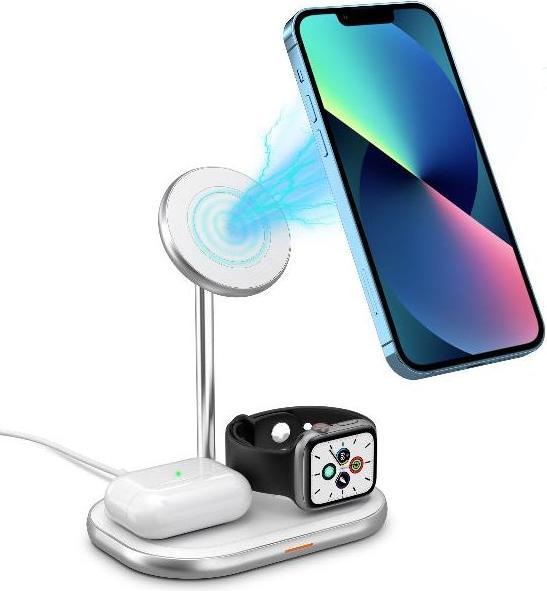 Produktbild Energizer Kabellose Ladestation Mag Safe 15 W hohe Qualität Aluminium Airpods iwatch ultra schnelles Aufladen (15 W)