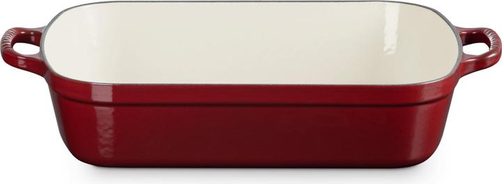 Actual product image Le Creuset Cast iron roasting pan SIGNATURE Garnet