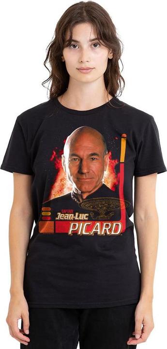 Actual product image Unisex Adult Jean-Luc Picard T-Shirt (L)