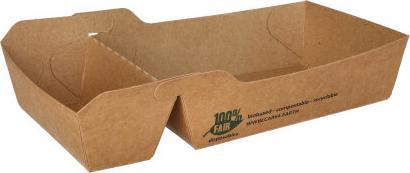 Actual product image Papstar French fries trays "pure" -split "100% Fair" extra large (80 x)