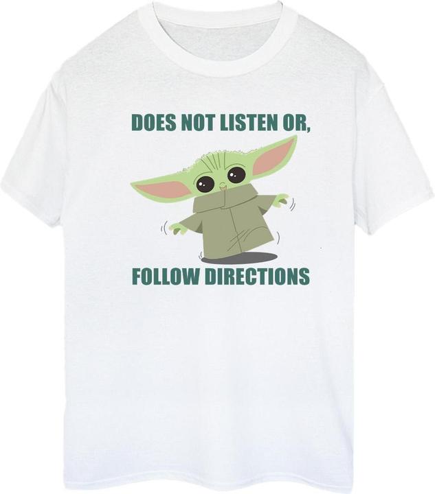 Image du produit Star Wars - T-shirt THE MANDALORIAN GROGU DOES NOT LISTEN - Femme (S)