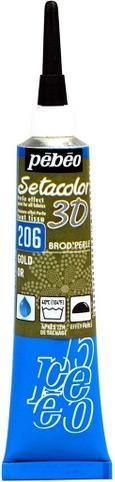 Image du produit Pebeo Setacolor 3D Effet Brod'Perle (Or, 20 ml)