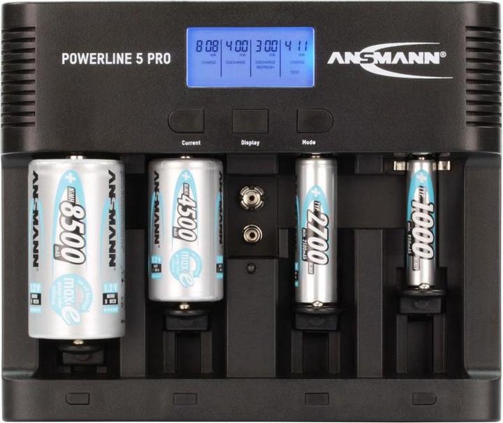 Immagine prodotto Ansmann Caricabatterie Powerline 5 Pro (1 pz., Caricabatterie senza batteria)