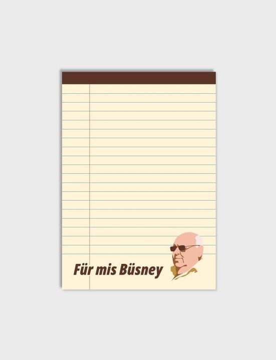 Produktbild SwissMeme Büsney Notizblock (A5, Liniert)