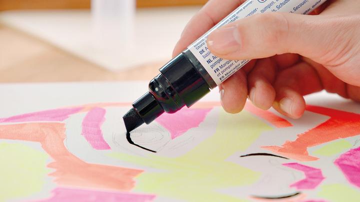Image du produit Edding Marqueur acrylique 5000 (Multicolore, 10 mm, 5 x)
