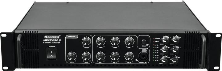 Actual product image Omnitronic MPVZ250.6 Mixing amplifier (Amplifier)