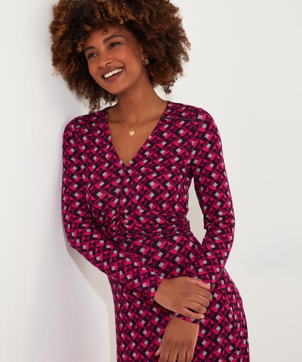 Actual product image Joe Browns Geometric Midi Jersey Dress (36)