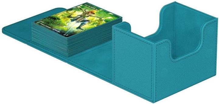 Produktbild Ultimate Guard Kartenbox XenoSkin Sidewinder Monocolor 80+ Petrolblau