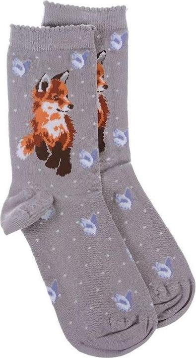 Wrendale Design Socken Fox - Born to be Wild - Fuchs (35 - 40)