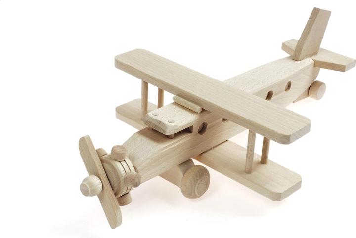 Image du produit Holzecke Avion biplan en bois