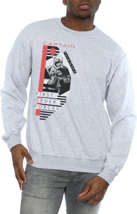 Actual product image Star Wars Mens The Last Jedi Captain Phasma Sweatshirt (L)
